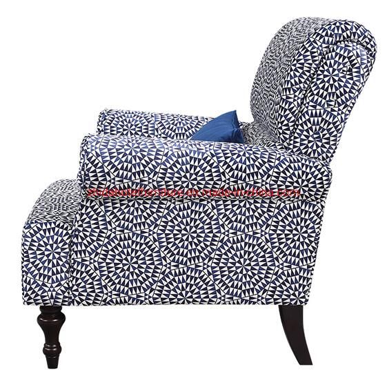 Colorful Modern Wooden Legs Living Room Chair for Hotel Bedroom