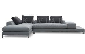 Long Fabric Sofa with Corner Seat (DV801)