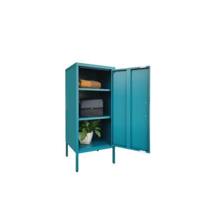 Good Quality Metal Storage Cabinet 1 Door with High Feet Cabinet