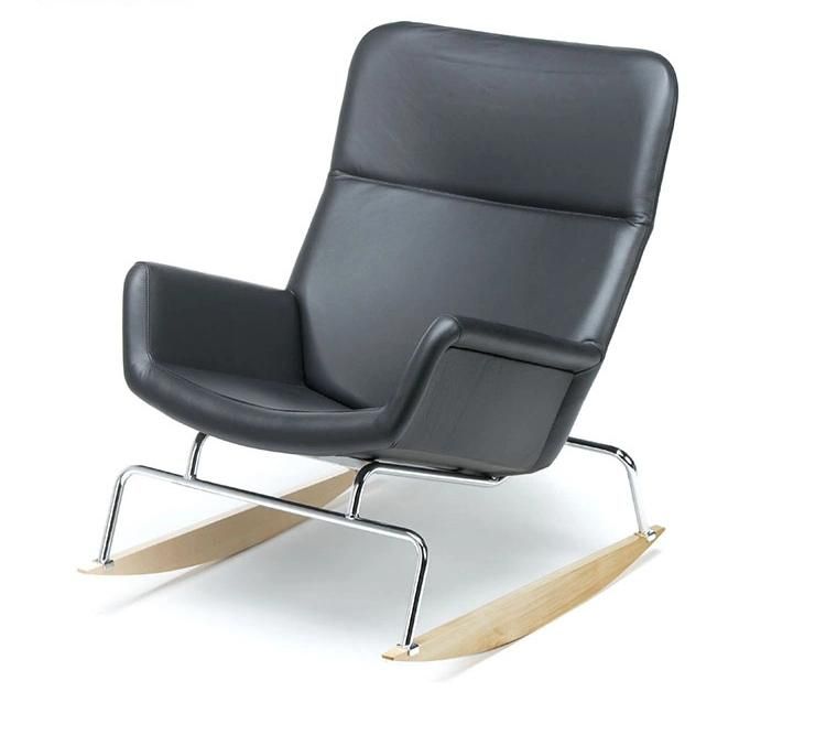 Factory Direct Modern Furniture Leather Rocking Leisure Chair