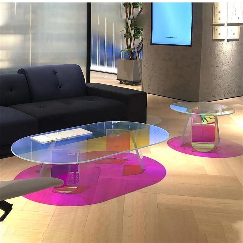 Creative Dazzling Coffee Table Light Luxury Acrylic Table