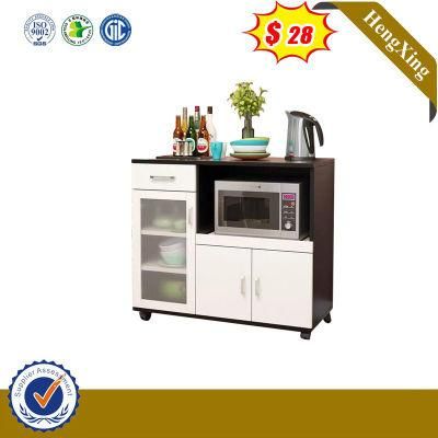 Multi-Functional Kitchen Microwave Oven Rack Storage with Caster Dining Furniture