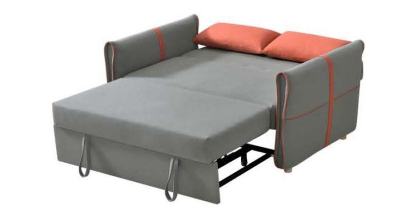 Modern Apartment Furniture Wooden Frame Folding Sofa Sectionals Three Seat Sofa Bed Living Room Factory Storage Fabric Sofa