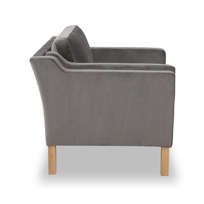 Borge Mogensen Velvet Single Sofa (Armchair)