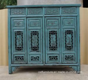 Old Antique Vintage Chinese Furniture Living Room Shoe Cabinet