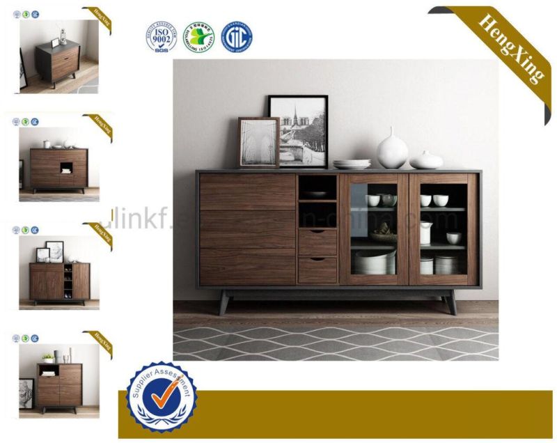 Chinese Hotel Furniture Half Glass Door Office Living Room Cabinet Book Shelf