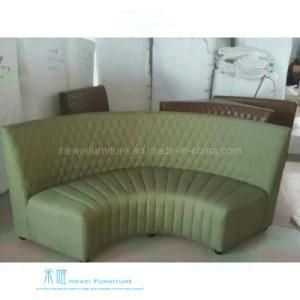 Hotel Lobby Modern Wood Frame Fabric Leisure Sofa (HW-6601S)