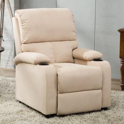 Fabric One Seat Multi-Functional Push Back Recliner for Living Room