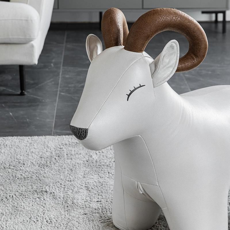 Li&Sung Hot Sale Children Cute Goat Animal Shape Stool