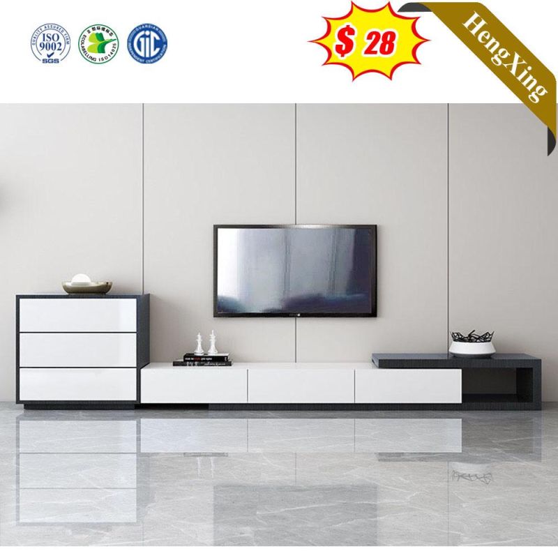 Modern Home Living Room Furniture MDF TV Stand Melamine Laminated TV Cabinet