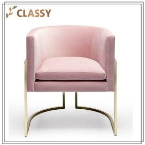 Stainless Steel Dining Chair with Velvet/Leather for Wedding/Dining Room/Event/Hotel with