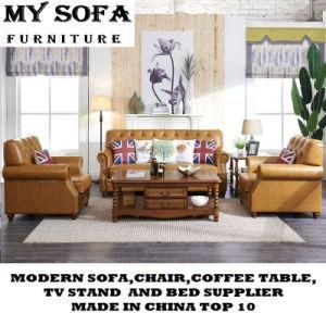 American Style Furniture Made in China, Leather Sofa Set