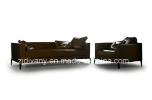 European Style Living Room Leather Sofa Furniture (D-38-1 &amp; D-38-2 &amp; D-38-3)