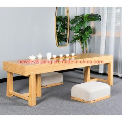 Laminated Bamboo Japanese Style Long 4 Seater Dining Coffee Tea Table