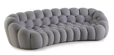 Modern Double Seater Honeycomb Fabric Bubble Soft Sofa Couch