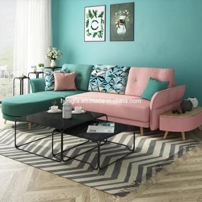 Modern Design Furniture Coffee Table with Steel Frame Side Table