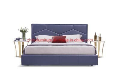 New Classical Style Full Leather Italy Design Bed