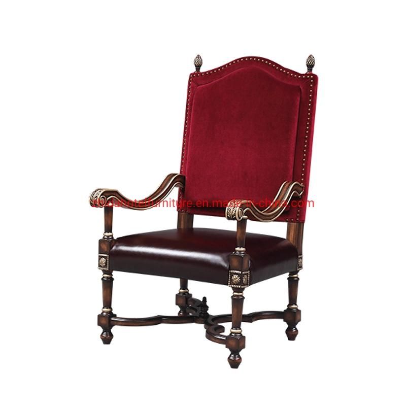 Antique Foshan Factory Hotel Reception Area Chair for Living Room