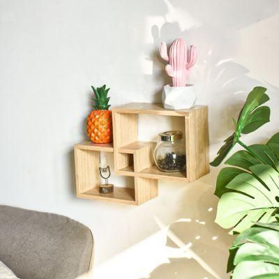 OEM/ODM One 2PCS Decorate Simple Firm Rectangle Office Furniture Modern Shelf