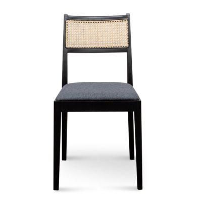 Hot Sale Furniture Plastic Rattan Wicker Outdoor Dining Chair Black Beach Garden Chair
