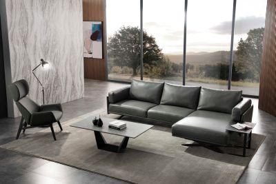 Modern Hot Sale Customized Home Furniture Sofa Set Genuine Leather Sofa GS9041