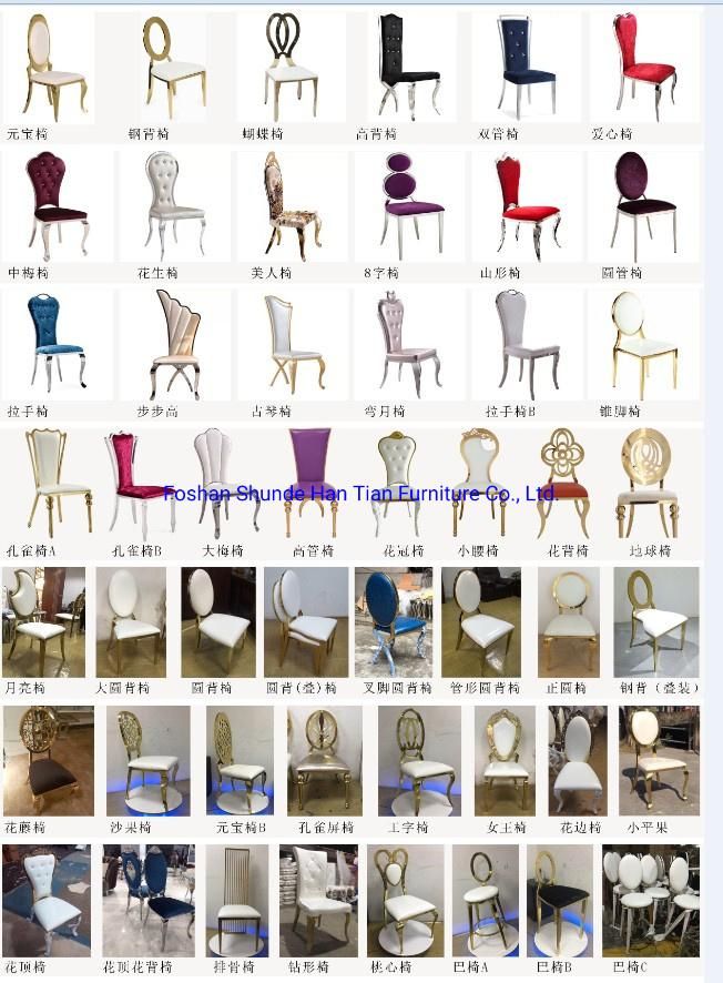Silver Satin Chair Covers for Wedding Event European Furniture Design Hotel Living Room Chairs