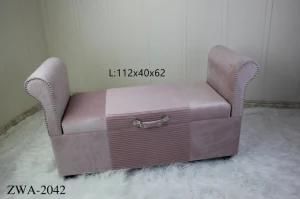 Classic Long Bench Storage Stool Ottoman