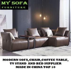 L Shape Leather Sofa Furniture, Wood Sofa Furniture Pictures