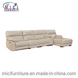 Modern Comfortable L Shape Leather Living Room Sofa