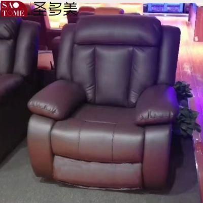 Double Armrest Single Seat Retractable Function Sofa