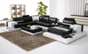 Modern Living Room Sofa Furniture Italian Leather Sofas L Shaped Sofa
