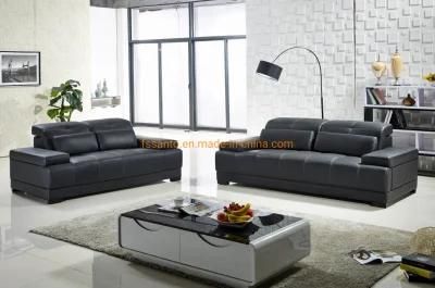 Luxury Top Grain Leather Italy Top Grain Leather Half Leather Fabric PU PVC Flannelette Hotel Lobby Reception Sectional Sofa Furniture