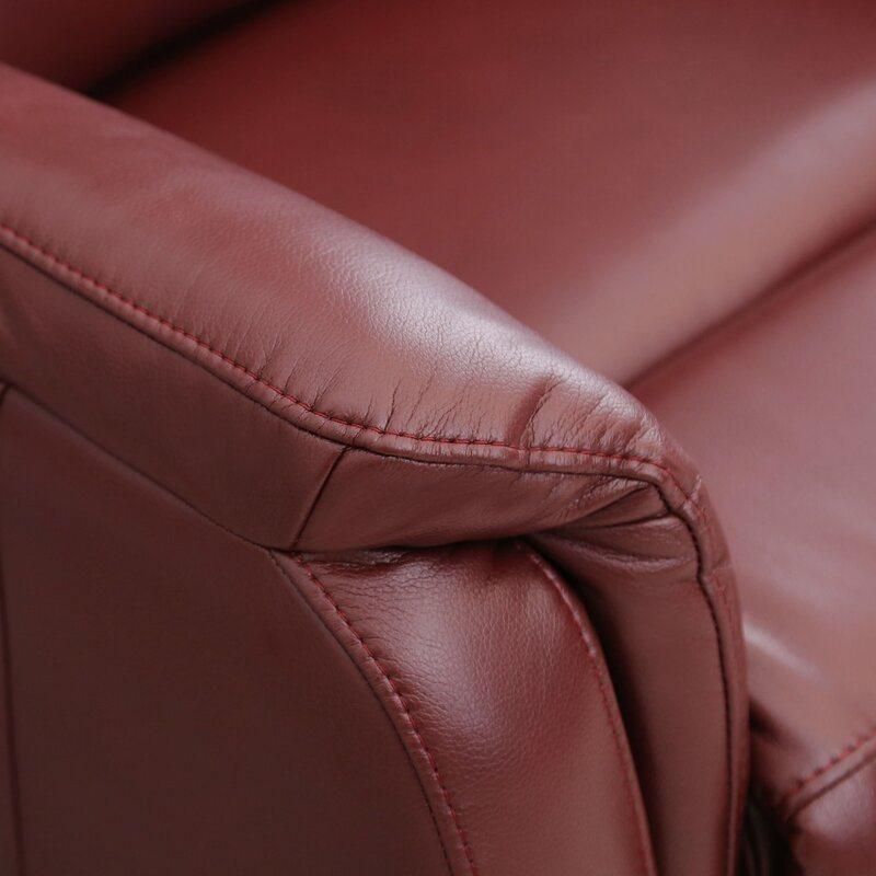 Jky Furniture Leather Rock and Swivel Power Recliner Chair with Massage Function