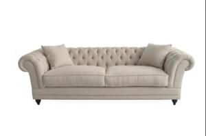French Style Fabric Sofa Wooden Sofa (SF-2818)