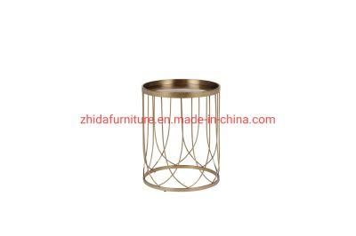 Stainless Steel Frame Side Table