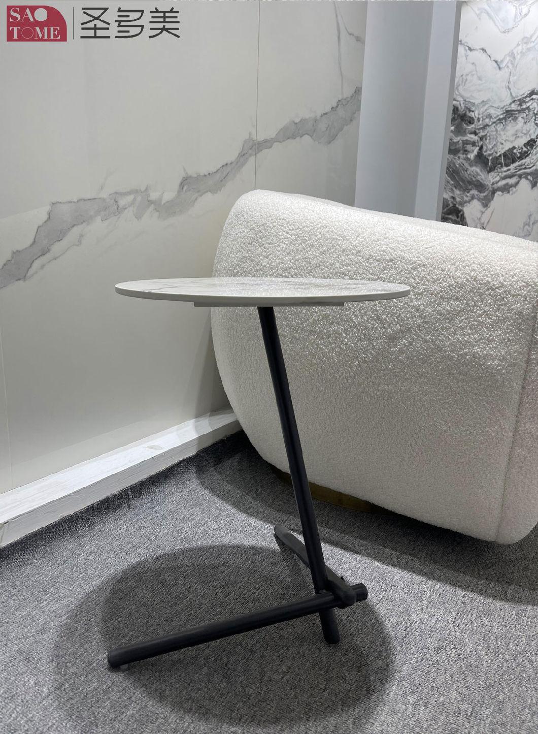 Modern Style Living Room Slate Design Dining Room Furniture Metal Side Table