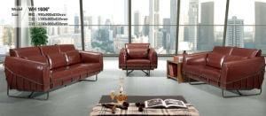 Living Room Genuine Leather Sectional Sofa Set