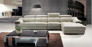Modern Leather Sectional Corner Sofa Living Room Couch