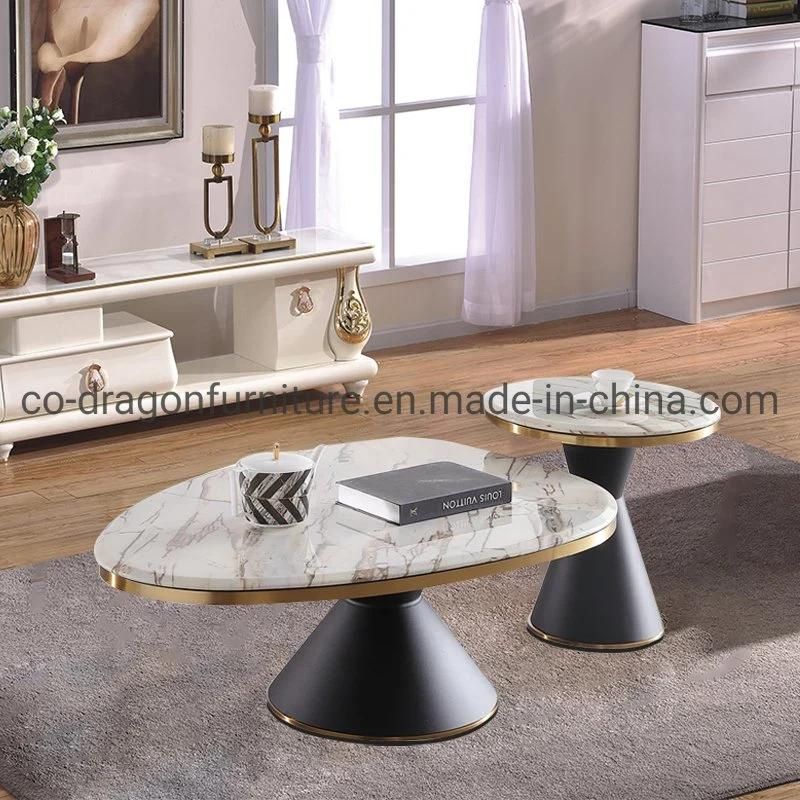 New Design Luxury Steel Coffee Table for Living Room Furniture