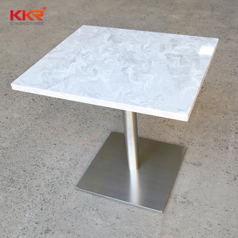 Simple Design Luxury Restaurant Coffee Shop Solid Surface Desk