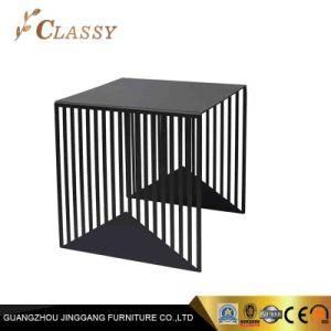 Study Room Desk Metal Sheet Hollow Simple Coffee Side Table Desk