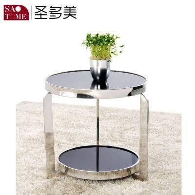 Modern Exquisite and Small Furniture Black Glass End Table