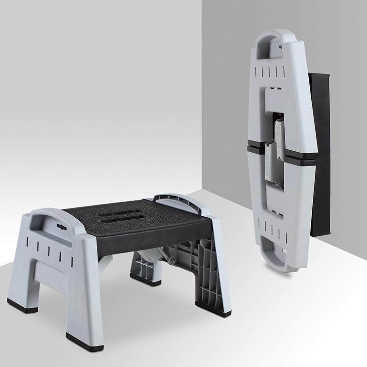 Foldable and Open Plastic Folding Step Stool Tested by En14183