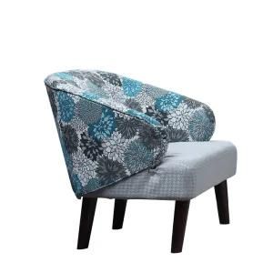 Flower Fabric Leisure Chair for Home