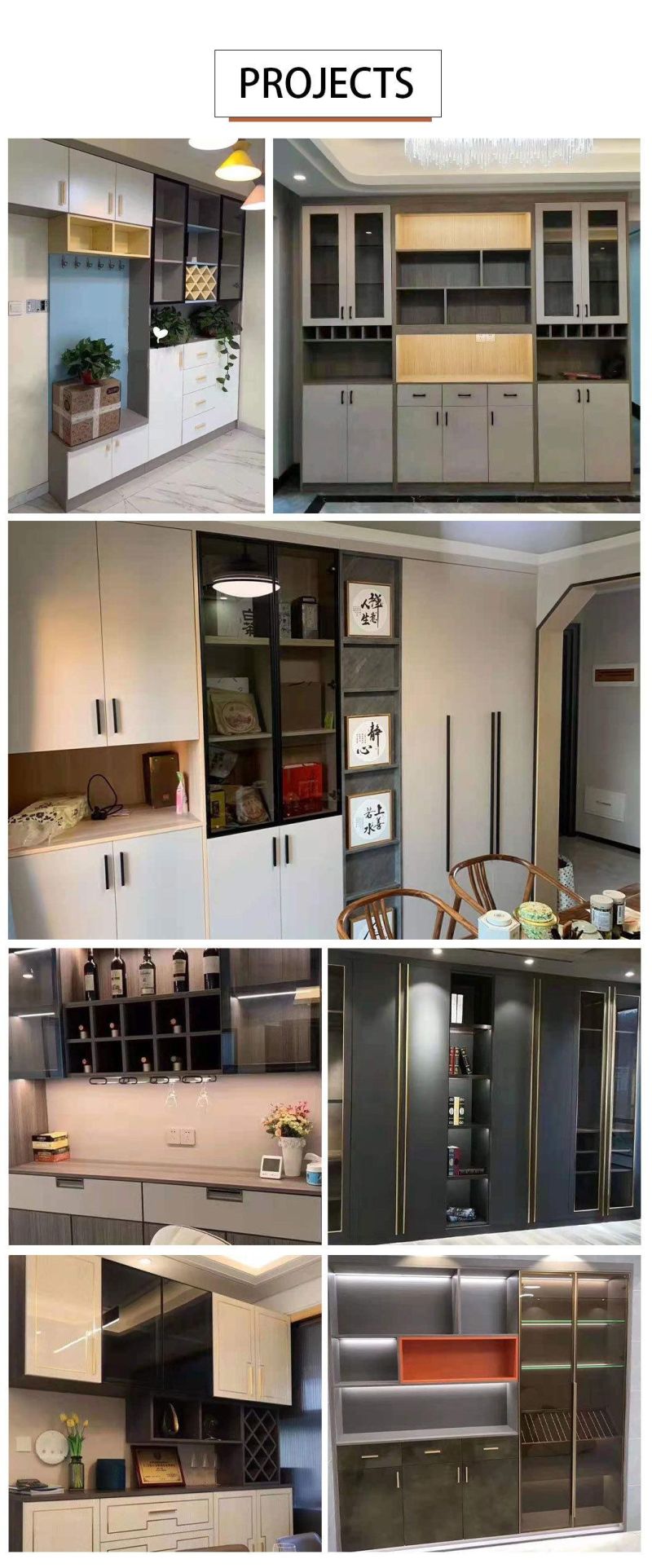 High Quality TV Cabinet Luxury Design, Modern Style with Glass Door