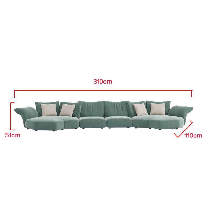 Nordic Minimalist Design Wooden Home Living Room Furniture Modern Couches Corner Sofa