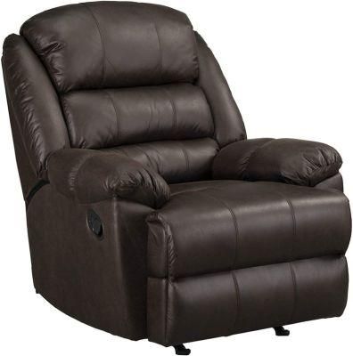 Durable and Comfortable Leather Sofa Manual Recliner Sofa Home Furniture Office Chair Cheap High Quality Living Room Sofa