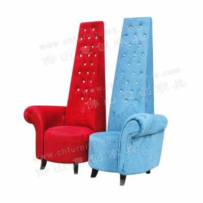 Hyc-K006 Luxury High-Back Couple Wedding Chair with Diamonds for Wedding Living Room
