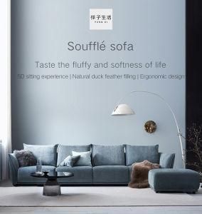 Living Room Furniture Italian Minimalist Simple Modern Nordic Designs Sectional Fabric Sofa