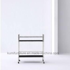 Rectangle Shape End Table with Tempered Glass